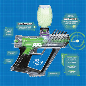 Gel Blaster Surge 2 semi-auto mode enables precise control