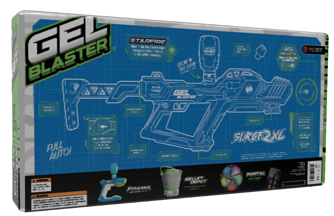 Gel Blaster Surge XL 2 backyard party-friendly battle scenarios.