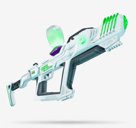 Gel Blaster Surge XL Day Nite Edition with Starfire activator glowing gellets for night battles.