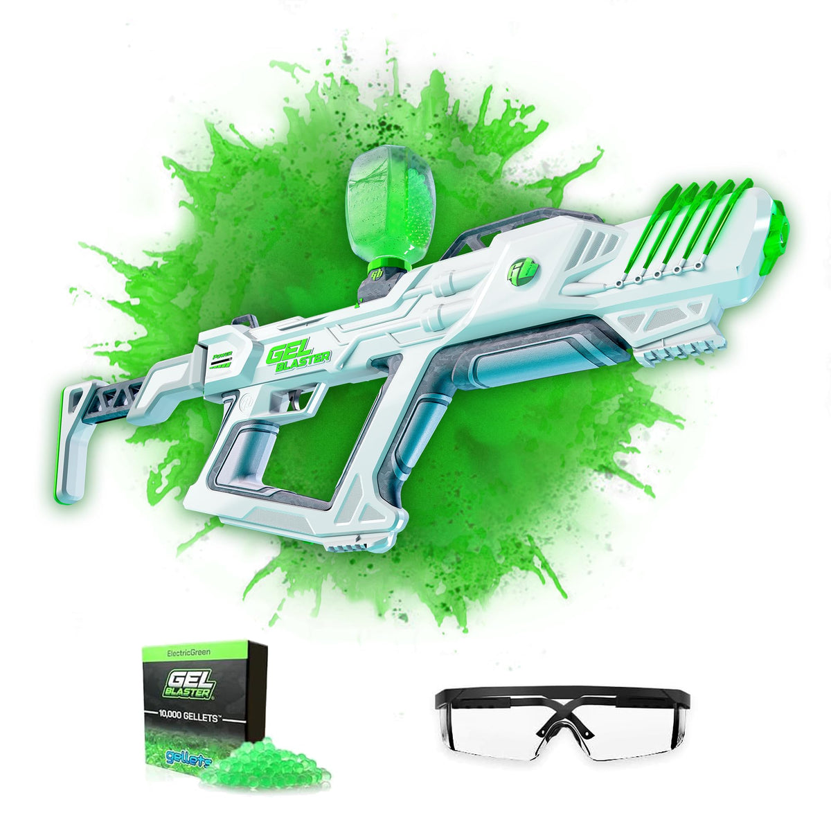Gel Blaster Surge XL with giant hopper ready for rapid-fire action