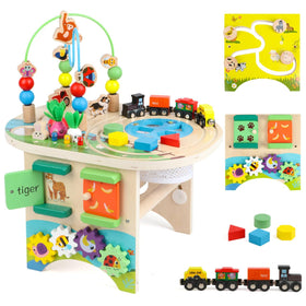 Gemileo activity table bead maze for early fine motor skills and problem solving