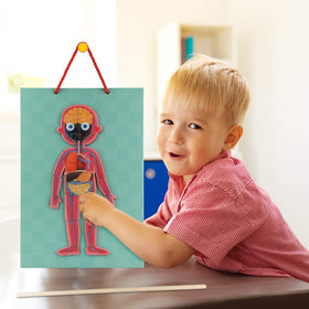 Gemileo Human Body Puzzle Organs Pieces: learn internal organs with magnetic parts