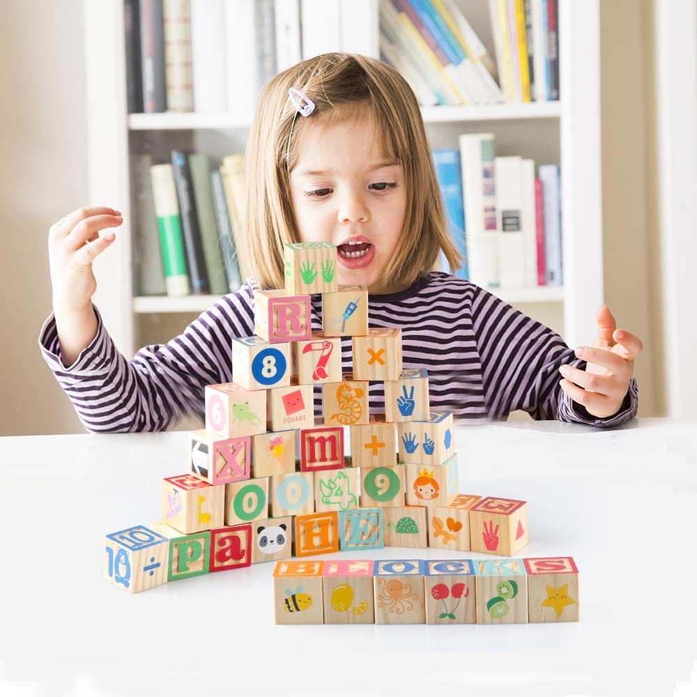 Gemileo blocks with colorful shapes and animals to boost recognition and naming.