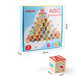 Gemileo gift-ready wooden blocks set ideal for birthdays and holidays.