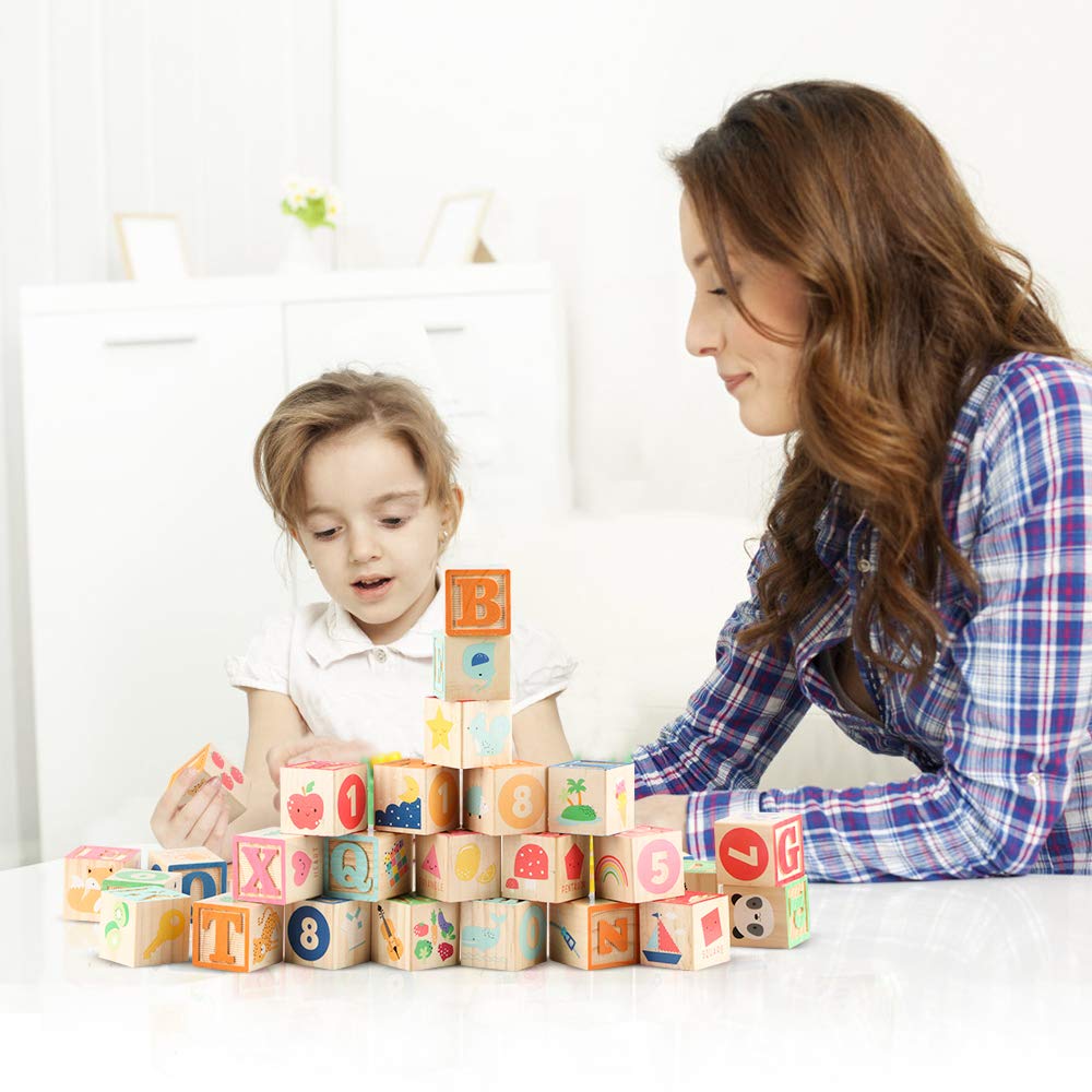 Gemileo blocks with smooth rounded edges for safe toddler handling.
