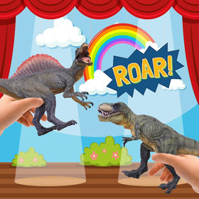 Gemini&Genius portable dinosaur toy ideal for travel and on-the-go play.