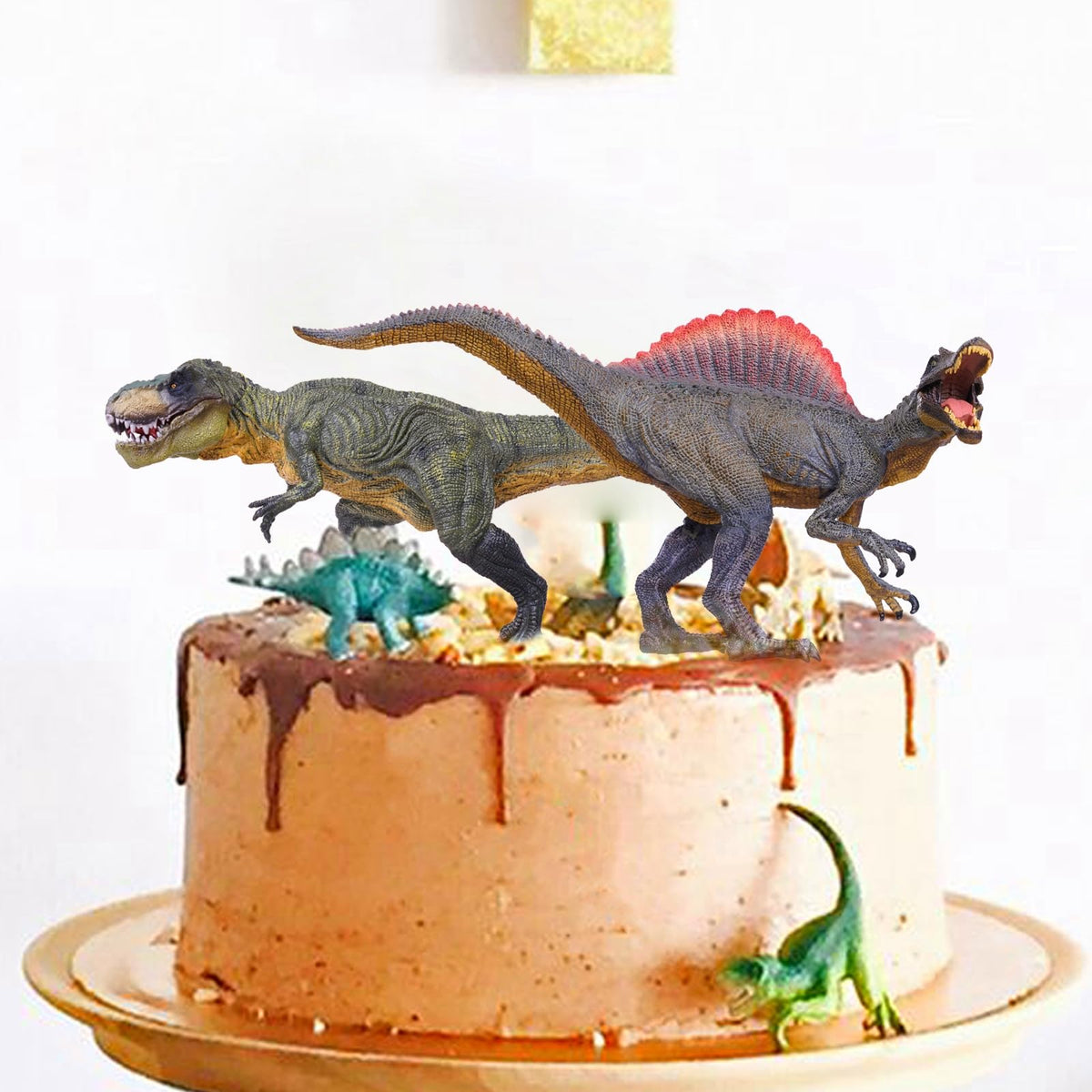 Gemini&Genius dinosaur room decor adds bright kid-friendly accents.
