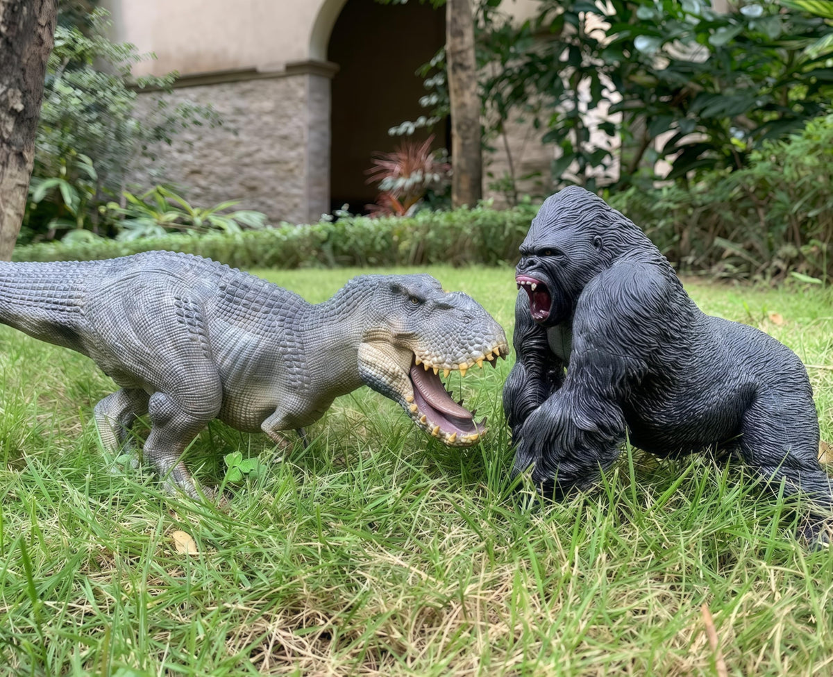 Gemini&Genius Gorilla toy stand-up action figurine for imaginative storytelling and display.