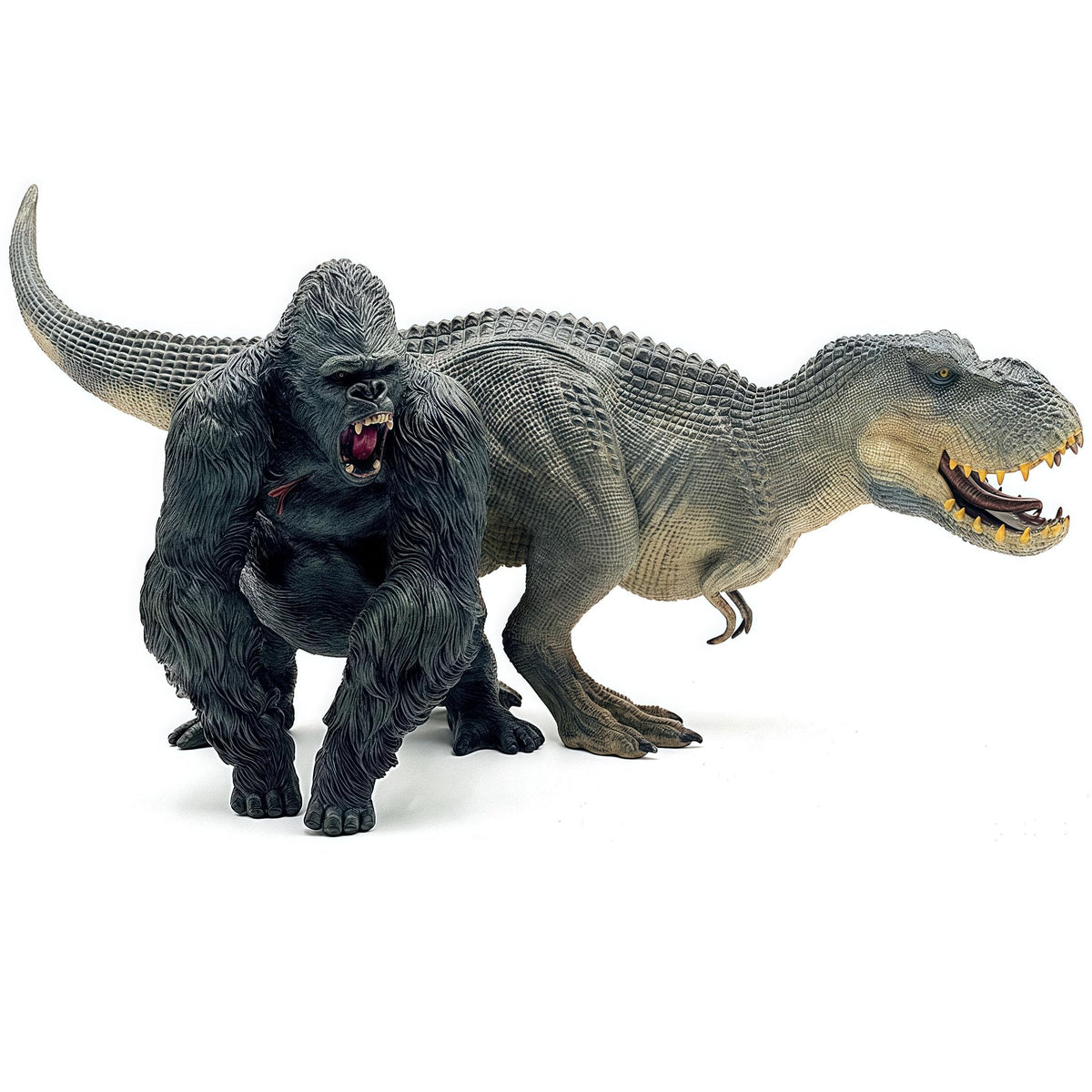 Gemini&Genius Hand-painted dinosaur figure highlights realistic textures for immersive storytelling.