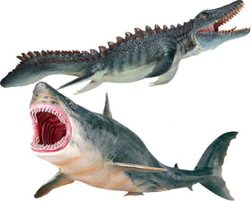 Gemini&Genius mosasaurus detailed painting enhances immersive prehistoric play