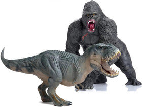 Gemini&Genius Tyrannosaurus Rex dinosaur figure with movable jaw for dynamic play.