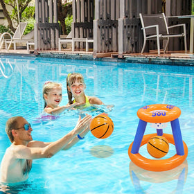 GEMLE family pool party setup supports active, safe outdoor fun.
