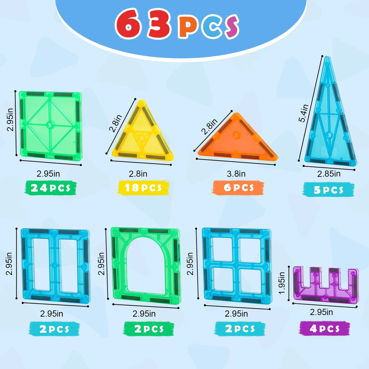 Gemmicc tiles with strong magnets allow taller, more ambitious structures.