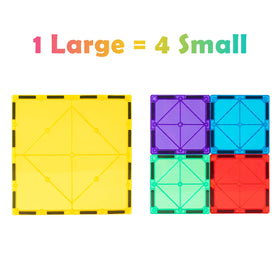 Gemmicc Magnetic Tiles encourage hands-on STEM play at home.