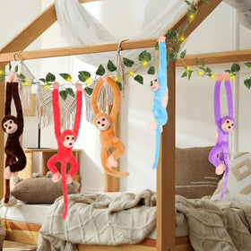 Gemscream artificial ivy leaves pair with the plush decor.