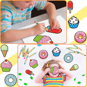 Gemscream color your own dessert magnets pastry design for gift-friendly crafts and classroom activities.