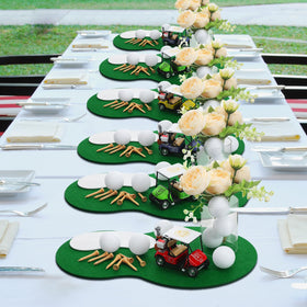 Gemscream golf cart toys add colorful table accents and whimsy.