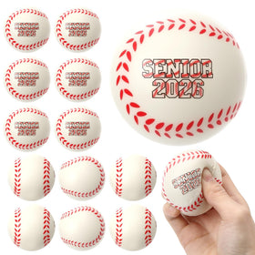Gemscream graduation baseball stress ball, 24-pack, cheerful party favor for seniors.