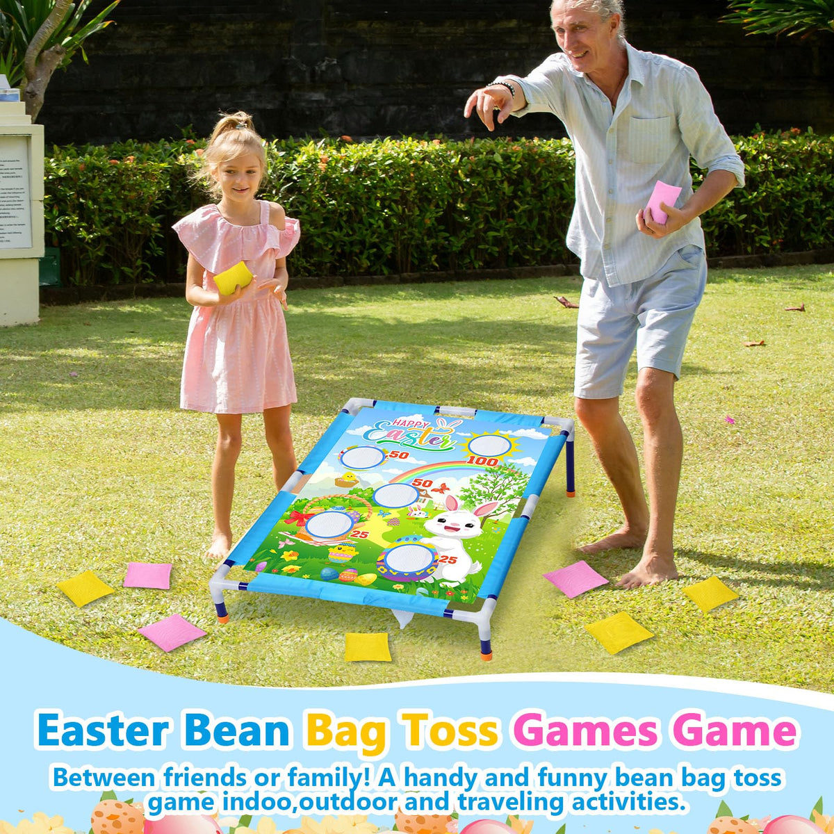 Gemscream outdoor family game in action during a sunny day.