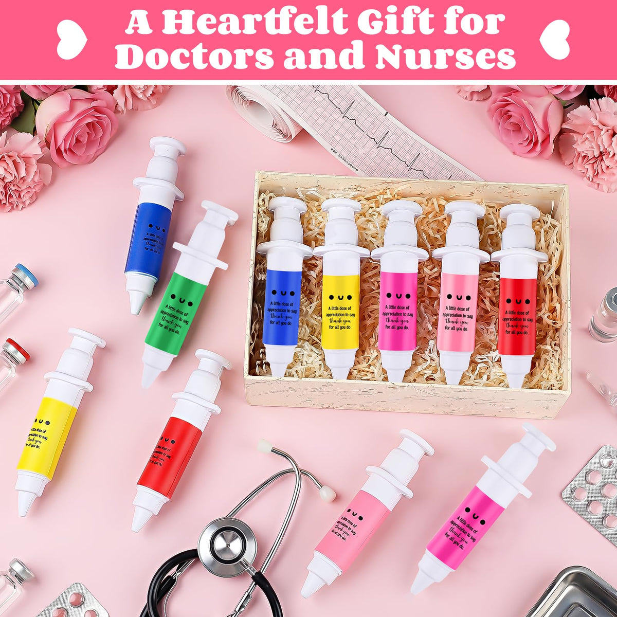 Gemscream phlebotomist gift idea syringe ball packaging-ready.