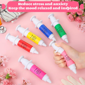 Gemscream syringe stress-ball gift brightens breaks and teamwork.