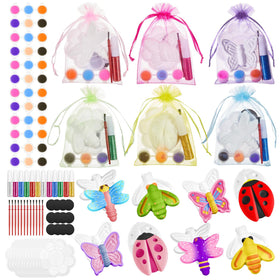 Gemscream plaster figures set for painting, ideal kids crafts and imaginative play