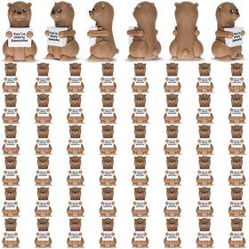 Gemscream 50-piece sea otter figurines set for playful decor and gifting.