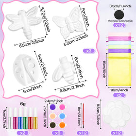 Gemscream paints in six colors for vibrant plaster art projects