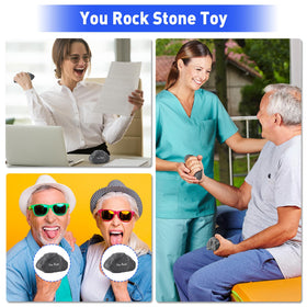 Gemscream stress ball gray foam makes a thoughtful gift for colleagues