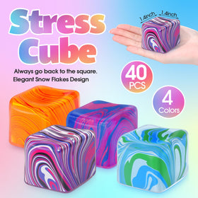 Gemscream stress cube pink offers tactile relief for focus anywhere.