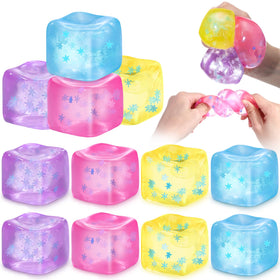 Gemscream stress cubes blue ice for calming desk relief and focus.