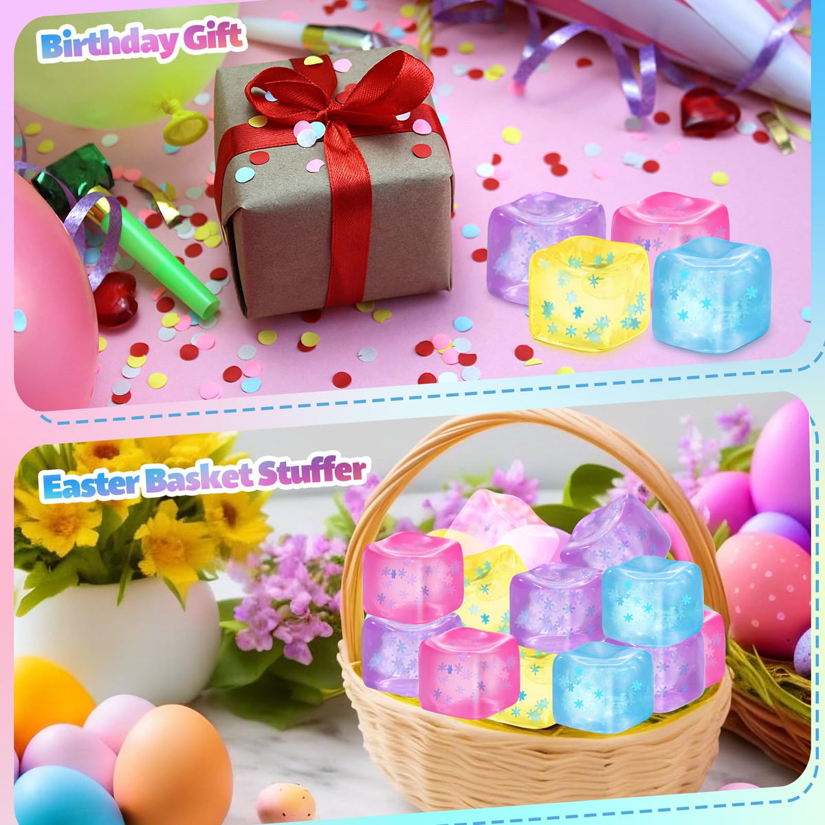 Gemscream gift-ready stress cubes make thoughtful, relaxing presents