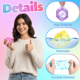 Gemscream slow-rise stress cubes maintain shape while easing daily tension