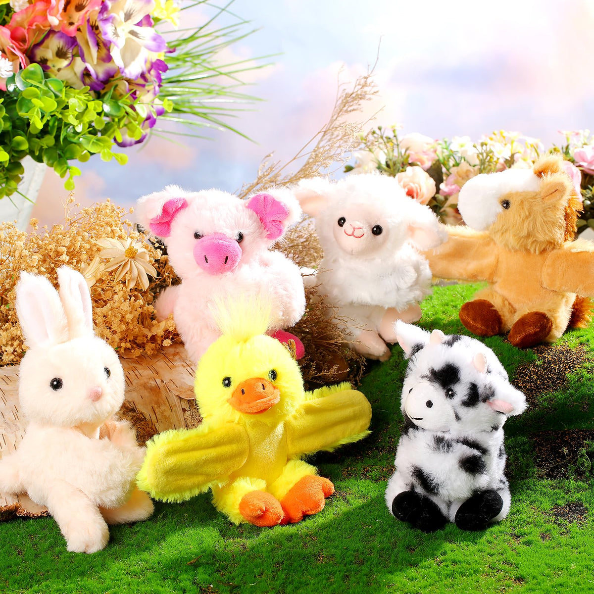 Gemscream sheep plush slap bracelet, fluffy design for daily fun.