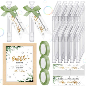 Gemscream heart bubble wands for wedding send-off, with soft, celebratory bubbles