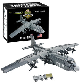 General Jim's AC-130 Hercules gunship replica detail for display and collecting.