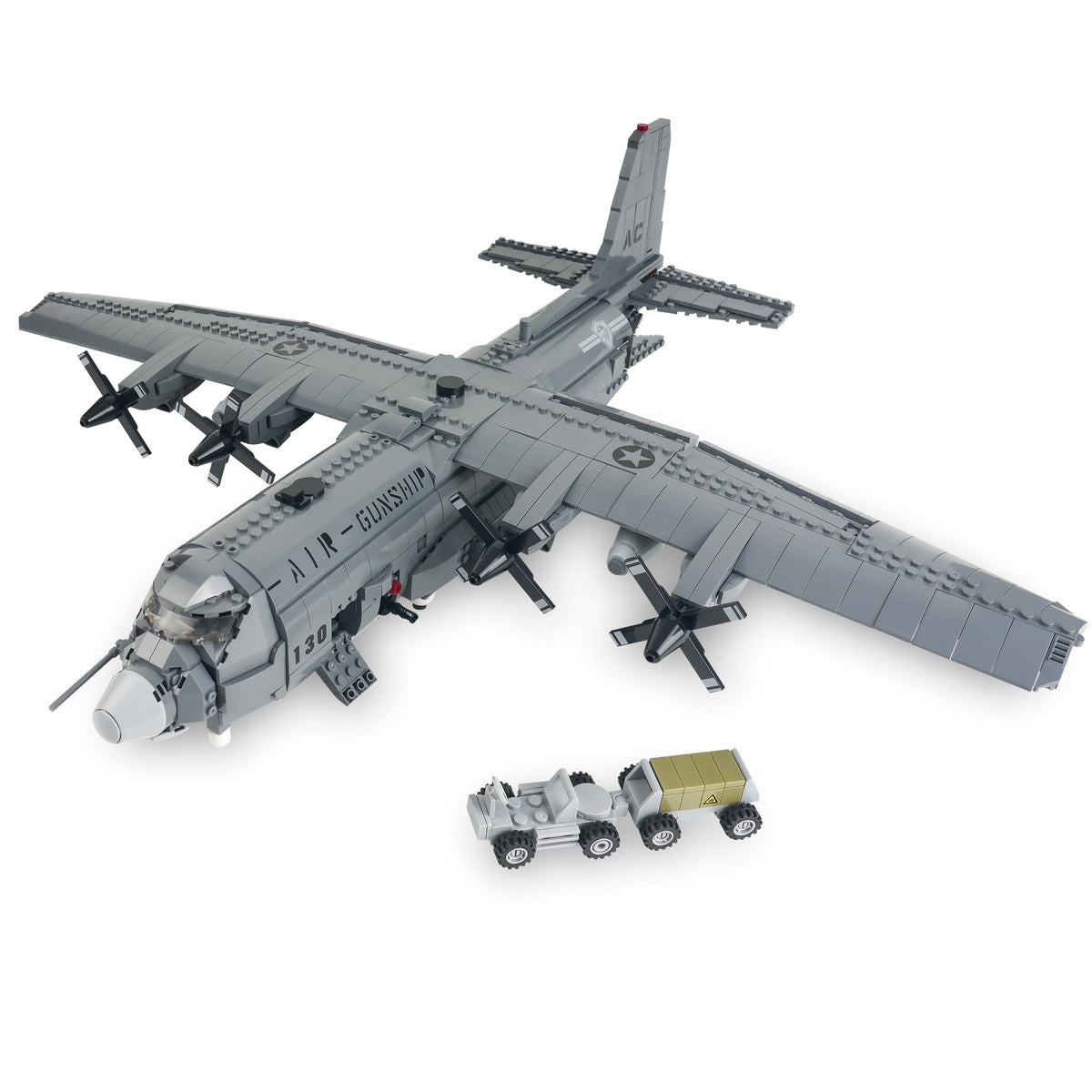 General Jim's AC-130 rear doors add opening-access detail for display-worthy accuracy.