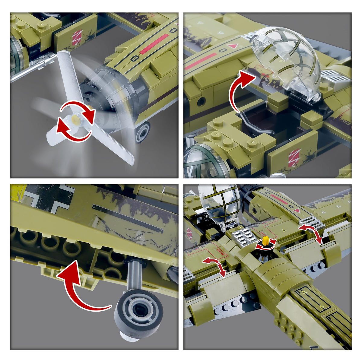 General Jim's JU-88 opening cockpit window invites hands-on viewing.