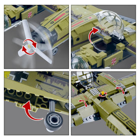 General Jim's JU-88 opening cockpit window invites hands-on viewing.