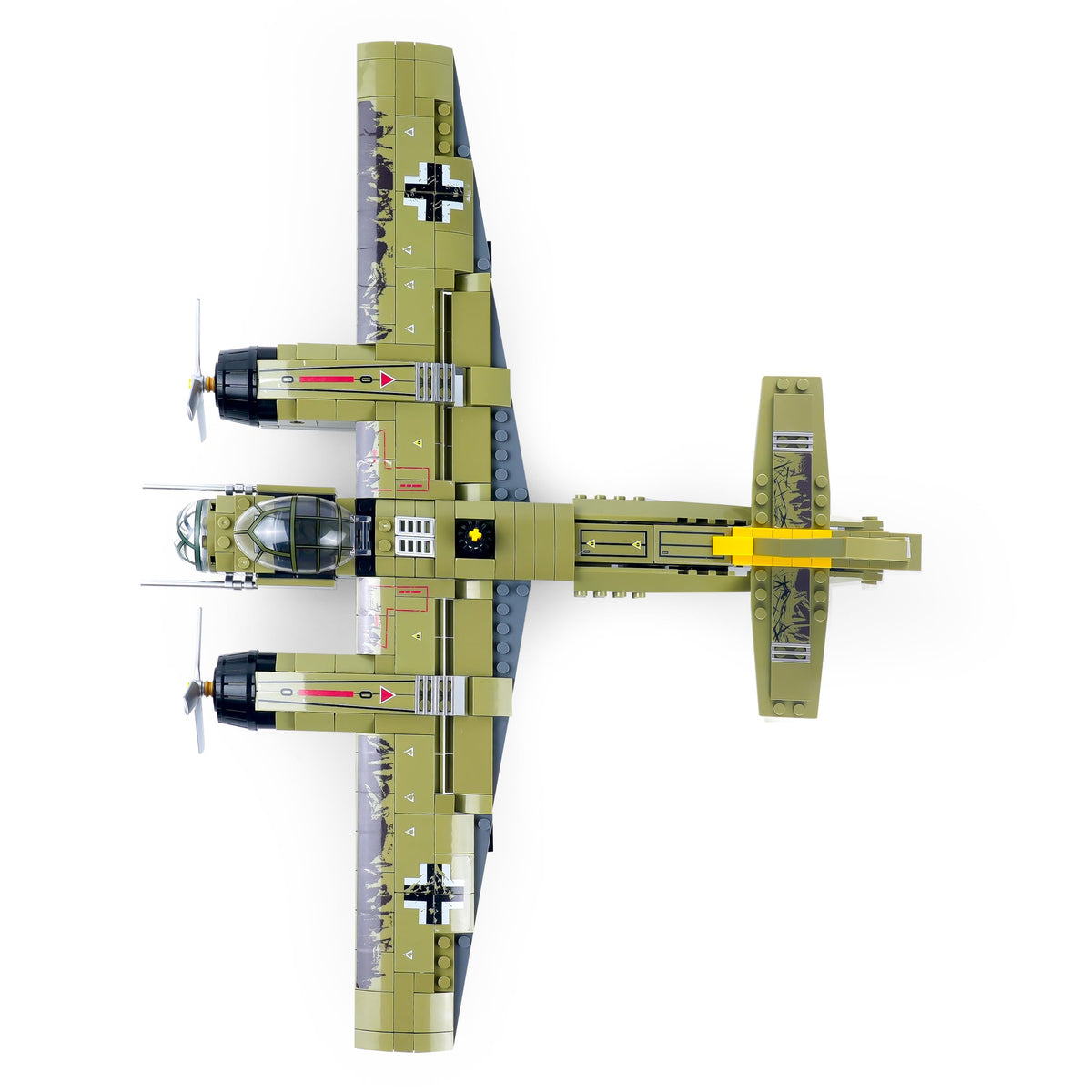 General Jim's JU-88 movable wing flaps expand display versatility.