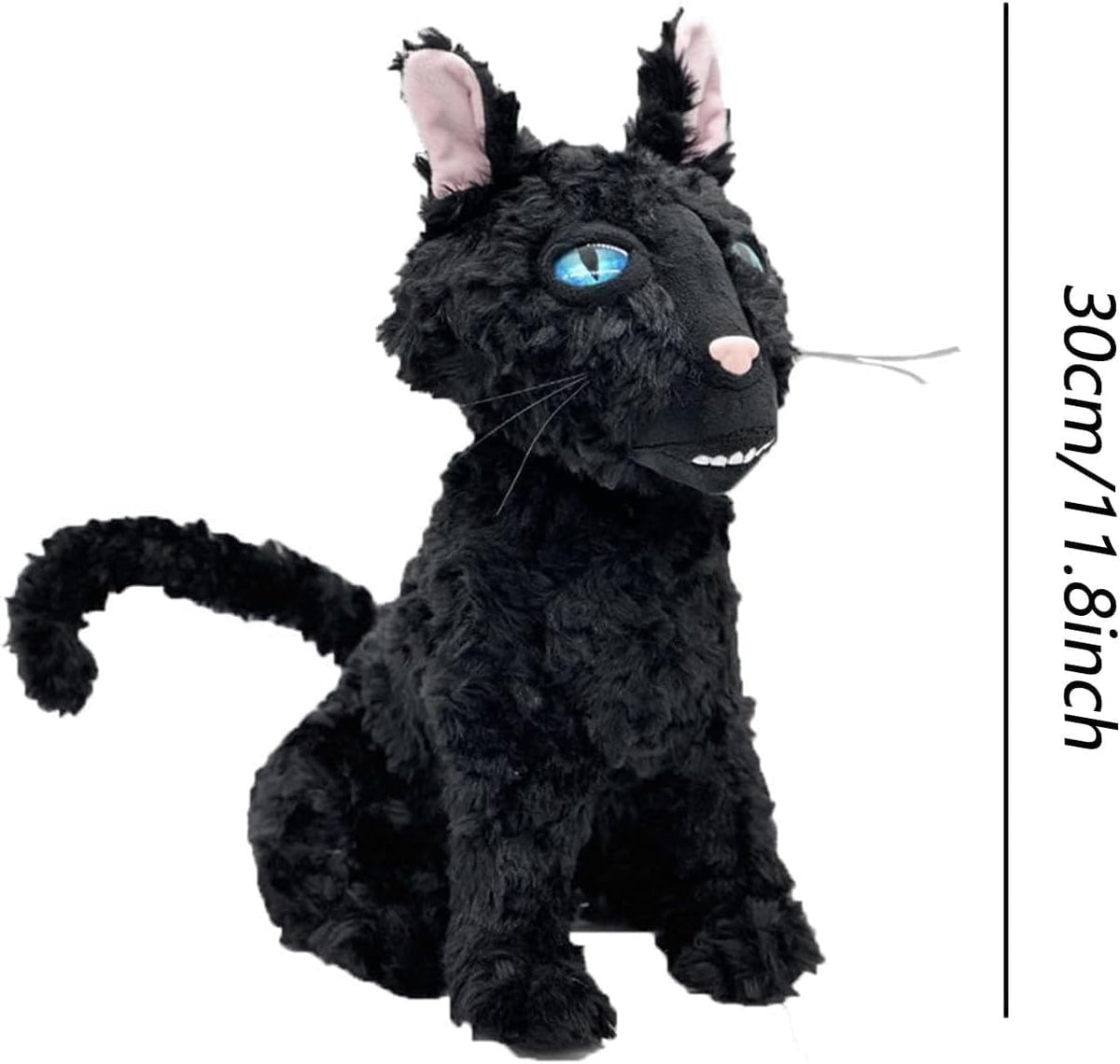 Generic 12-inch Black Cat Plush collectible for fans