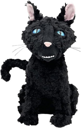 Generic 12-inch Black Cat Plush front view for cozy playtime