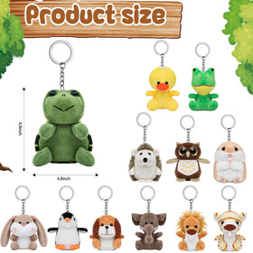 Generic 12pcs safari stuffed animals elephant for learning about wildlife