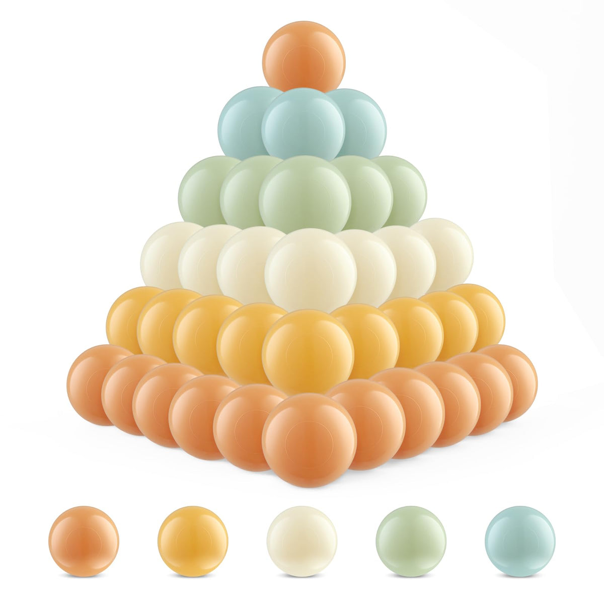 Generic 170 crush-proof toy balls pack for durable play