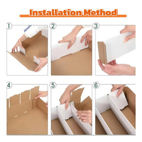 Generic 200-lb test corrugated construction ensures durable handling and long-lasting protection.