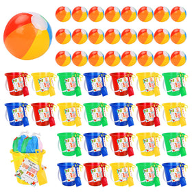 Generic 24-set sand buckets and shovels for end-of-year gifts.