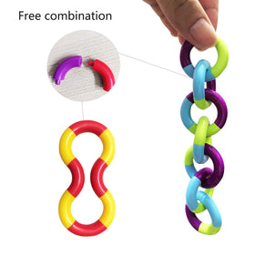Generic 30pcs Quiet Fidgets rotate and link to form shapes for de-stressing