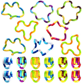 Generic 30pcs Quiet Fidgets set showing twistable assembly for creative play