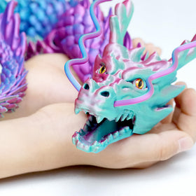 Generic 3D printed dragon egg sculpture eye catching display for fantasy space