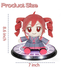 Generic 3D Twin-Tail Anime Plush held in hands for cuddle feel